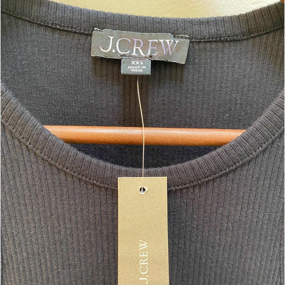 J. Crew Vintage high-neck cutaway tank poplin dress size XXS - Picture 8 of 11